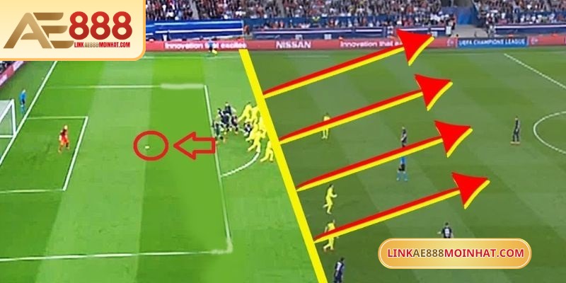 Loại hình đặt cược kèo việt vị AE888 theo đội phạm lỗi